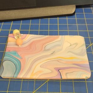 Bead Trio Zipper Pull Swirl Zipper Pouch 7"x 5" NEW